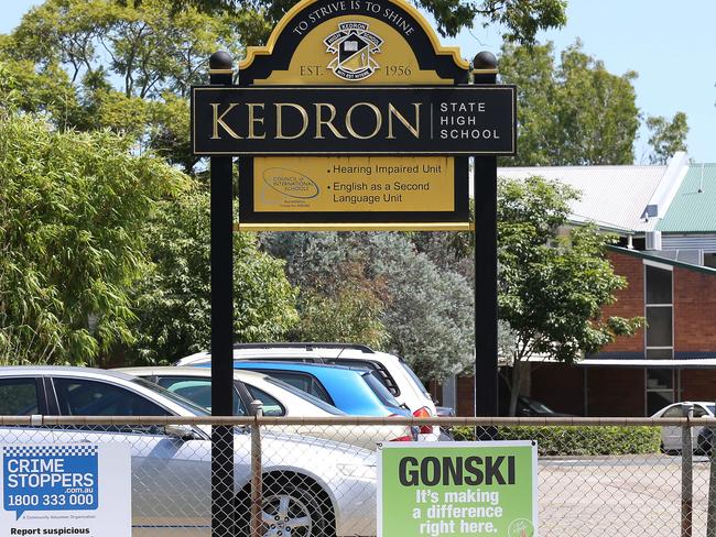 Kedron State High School was briefly identified as one of the school offering the Safe School  program.  Picture: Patria Jannides