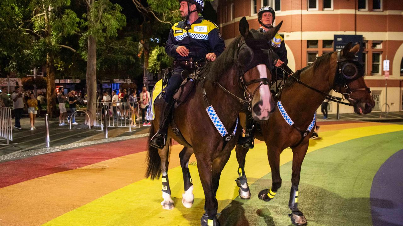 mardi gras parade police