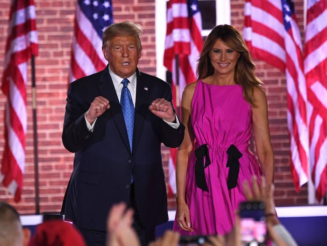 Donald Trump and Melania Trump. Picture: AFP