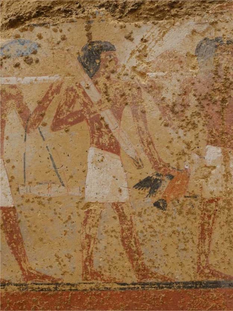 Rural scenes recovered during recent excavations of another mastaba at Dahshur, just south of the Pyramids of Giza. Picture: Egyptian Antiquities