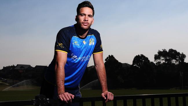 Eels five-eighth Corey Norman at Old Saleyards Reserve in Parramatta this week. Picture: Brett Costello