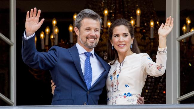 Crown Prince Frederik and Crown Princess Mary will start their reign on January 14. Picture: Getty Images