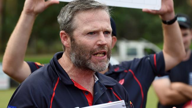 Diamond Creek coach Craig Hayes. Picture: Steve Tanner