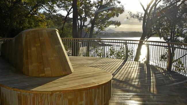 PICTURE PERFECT: Noosa's Park Road Boardwalk at viewing deck two. Picture: Caitlin Zerafa