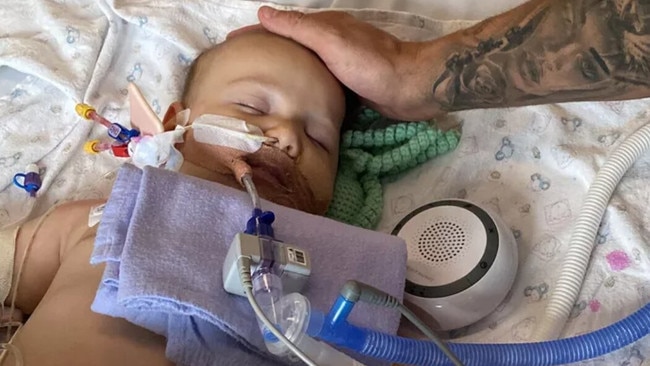 Five-month old Archie Asher has been fighting for life against a rare Leukaemia diagnosis. Picture: Contributed