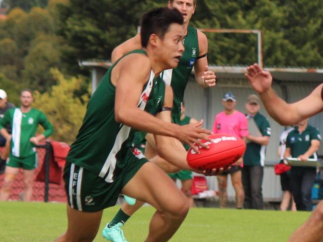 Lincoln Wong was in the best players for Wantirna South. Picture Adrian Waller