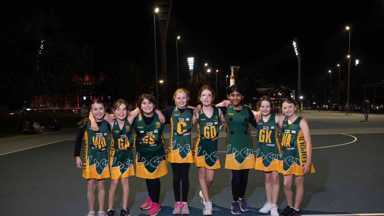 Leopold Gold under-11 netball team.