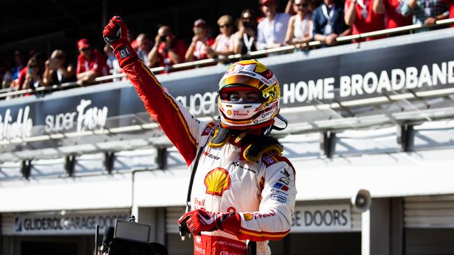 Race winner Scott McLaughlin at the last Adelaide 500 in February 2020. Picture: Getty Images