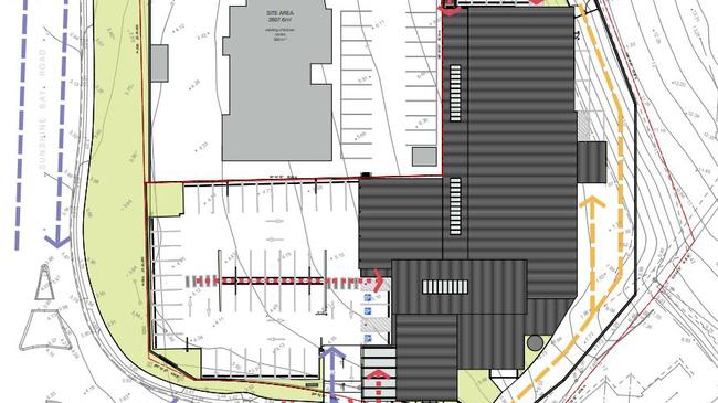 The design of the proposed shopping centre. Picture: Arendol Pty Limited