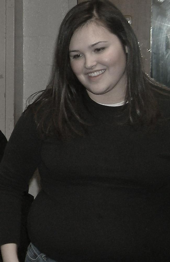 Andie Mitchell at her heaviest in 2005.