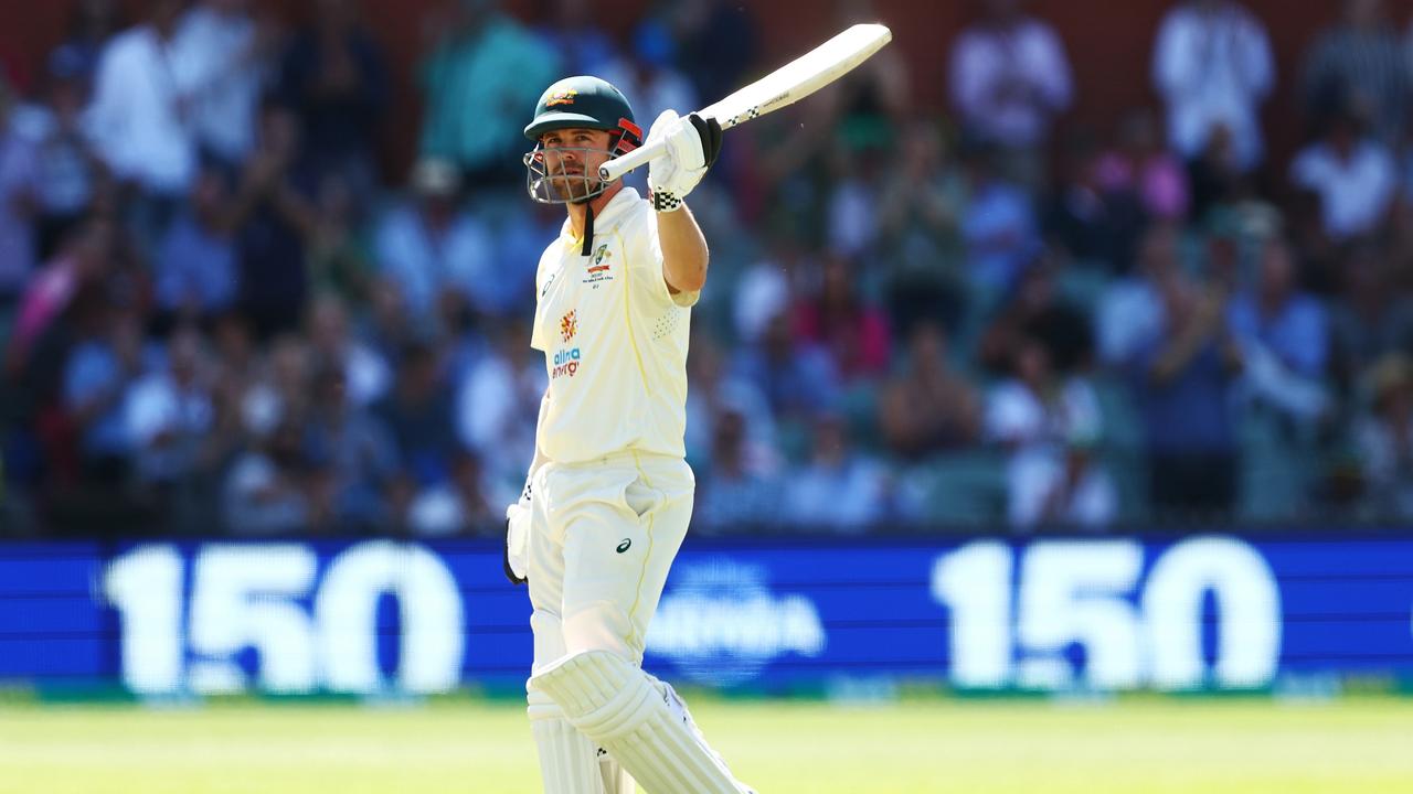 Head after his 150 in Adelaide. He regets lashing out at Cam Green. Picture: Chris Hyde/Getty Images