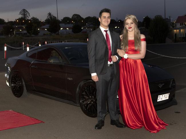 Toowoomba Grammar School senior formal held at Rumours.Will Nicholls and Lucy Buenen