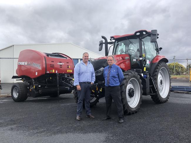 Photo: Craig Brimblecombe (left) and Noel Baines have joined forces to establish STAG Machinery Group. Photo supplied.