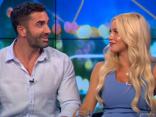 Bachelorette couple's awkward TV moment