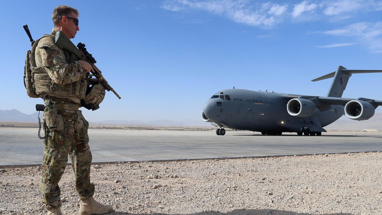 Royal Australian Air Force C-17 Aircraft operating in Afghanistan.