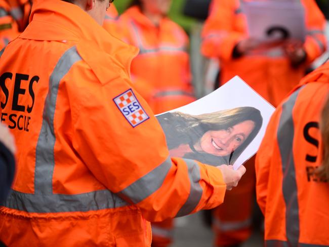 SES search for missing Avondale Heights woman Karen Ristevski. Picture: Eugene Hyland