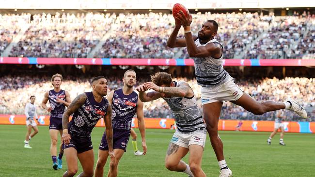 Esava Ratugolea is officially a Port Adelaide player. Picture: Will Russell/AFL Photos