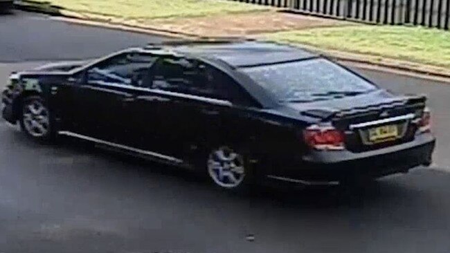 Police investigating the murders of Salim and Toufik Hamze are appealing for information about this black Toyota. Picture: NSW Police