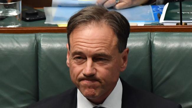 Professor Corbett said he was disappointed by the reply from Minister for Health Greg Hunt (pictured). (Sam Mooy) 