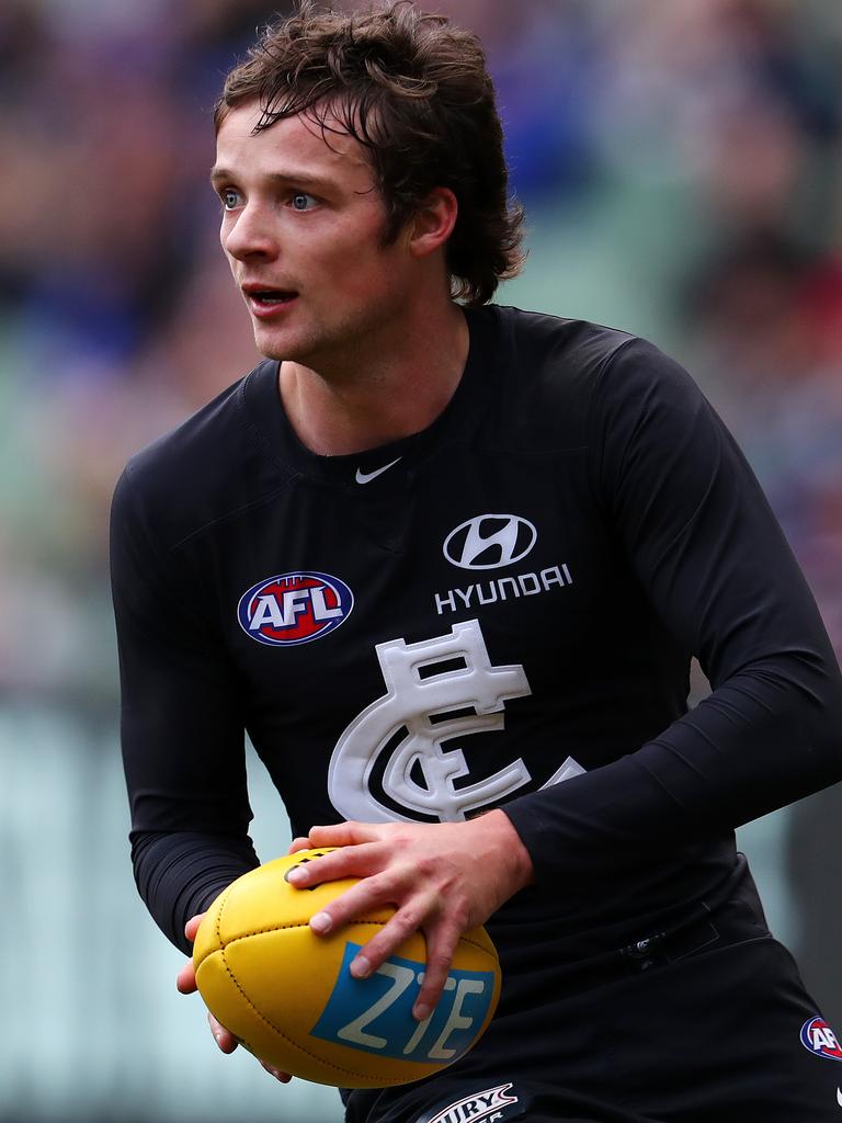 Buckley playing for Carlton. Pic: Michael Klein