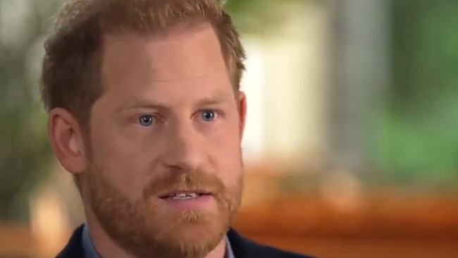 Prince Harry said he was “stunned” by the removal of his security. Picture: ABC USA.