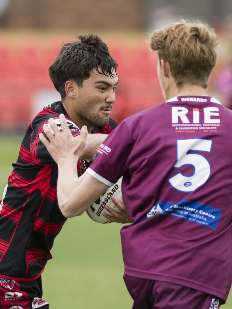 Te Arawa Tapu of Valleys against Dalby. Picture: Kevin Farmer.