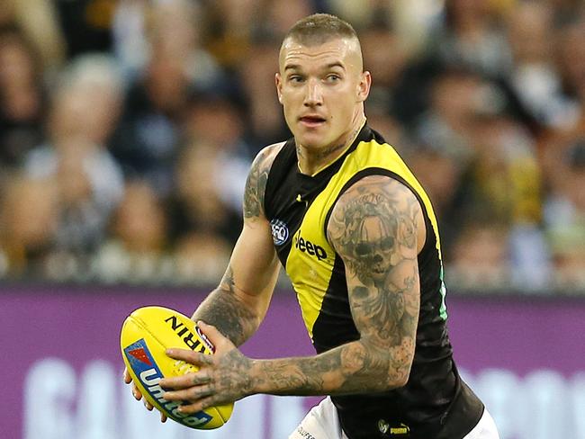 Richmond's Dustin Martin. Picture: Michael Klein