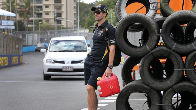 Jamie Whincup has extra fuel on hand for the Gold Coast 600. Picture Glenn Hampson