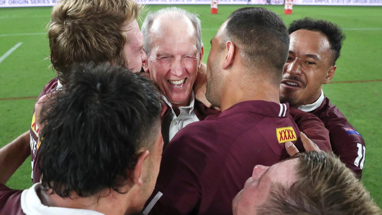 Wayne Bennett. Queensland vs. New South Wales during game 3 of the State of Origin series in Brisbane. Pic Peter Wallis