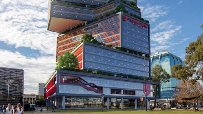 Western Sydney University's $260m vertical campus in Bankstown is expected to be operational by 2022.