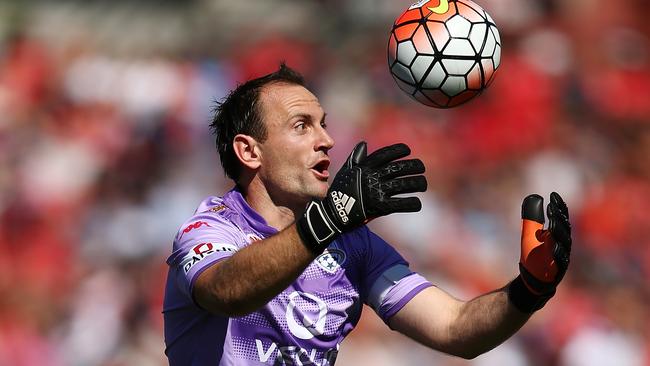 Adelaide United goalkeeper Eugene Galekovic.