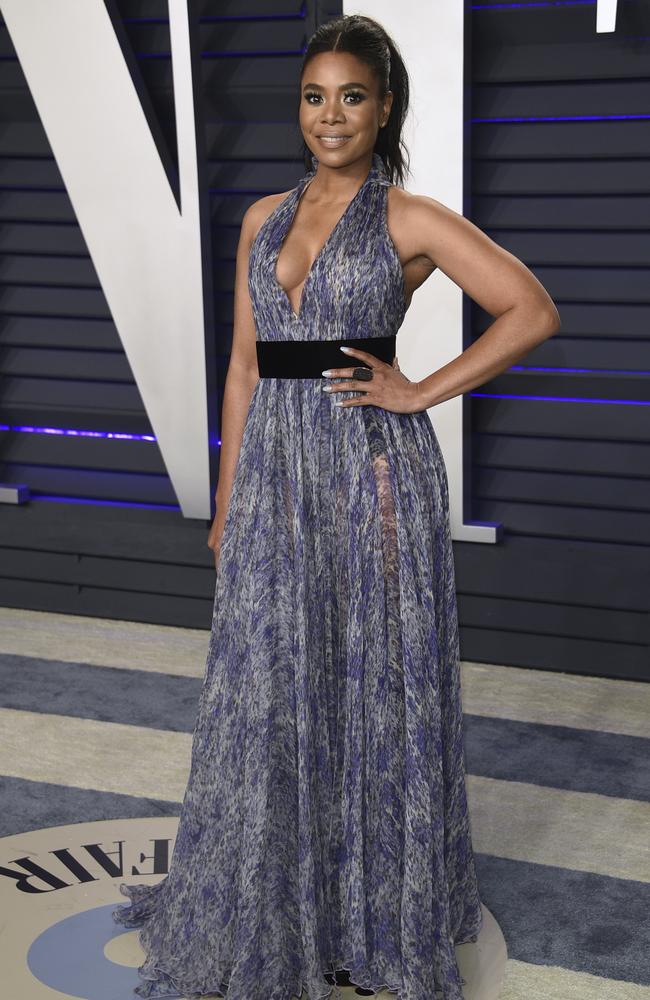 Regina Hall arrives at the Vanity Fair Oscar Party on Sunday, Feb. 24, 2019, in Beverly Hills, Calif. (Photo by Evan Agostini/Invision/AP)