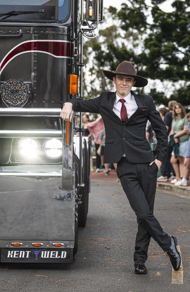 Graduate Cody Baxter at Toowoomba Christian College formal at Picnic Point, Friday, November 29, 2024. Picture: Kevin Farmer