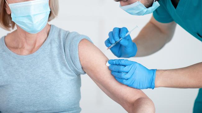 A woman receives her Covid jab. Picture: Istock