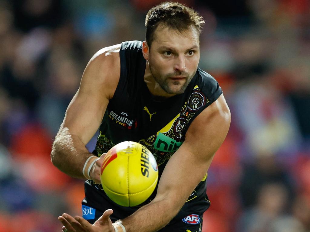 The Tigers have an injury worry on Toby Nankervis. Picture: AFL Photos/Getty Images