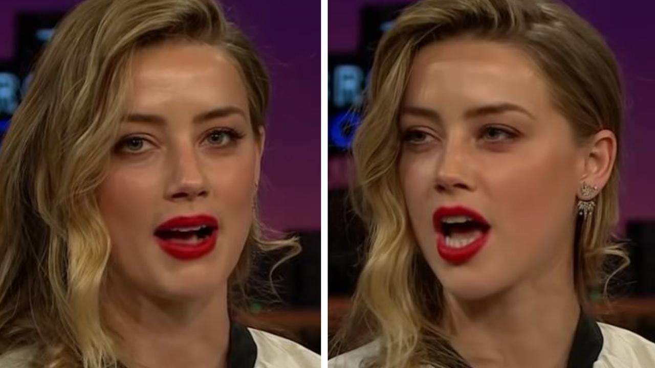 Amber Heard Sex Porn Captions - Amber Heard had injuries hours before James Corden interview, court hears |  news.com.au â€” Australia's leading news site