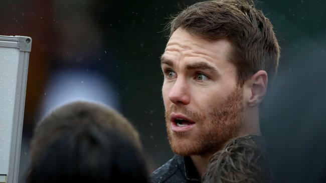 Max Bailey coaching the Box Hill Hawks in the VFL.