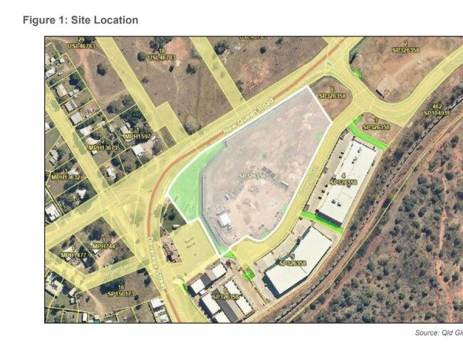 Goldtower Properties' application for a shopping centre in Charters Towers, with Coles being the primary tenant. The application has been submitted to the Charters Towers Regional Council.