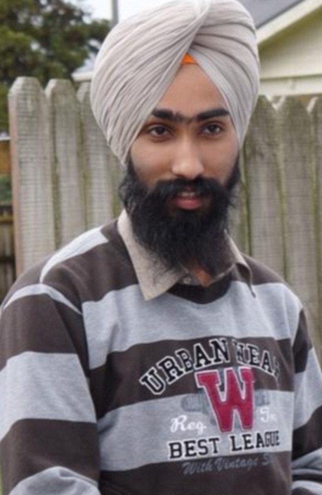 Heralded a hero ... Student Harman Singh, 22, removed his turban to give aid to a stricken child in a car accident. Picture: Harman Singh / Facebook