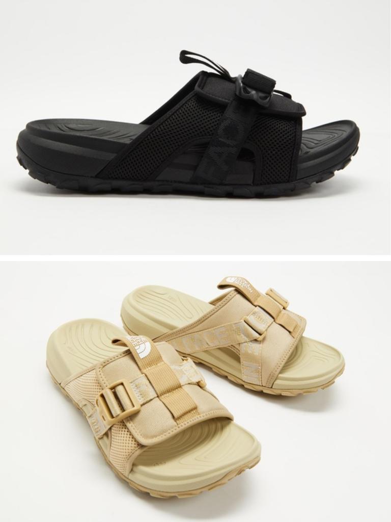 The North Face Explore Camp Slides. Picture: North Face