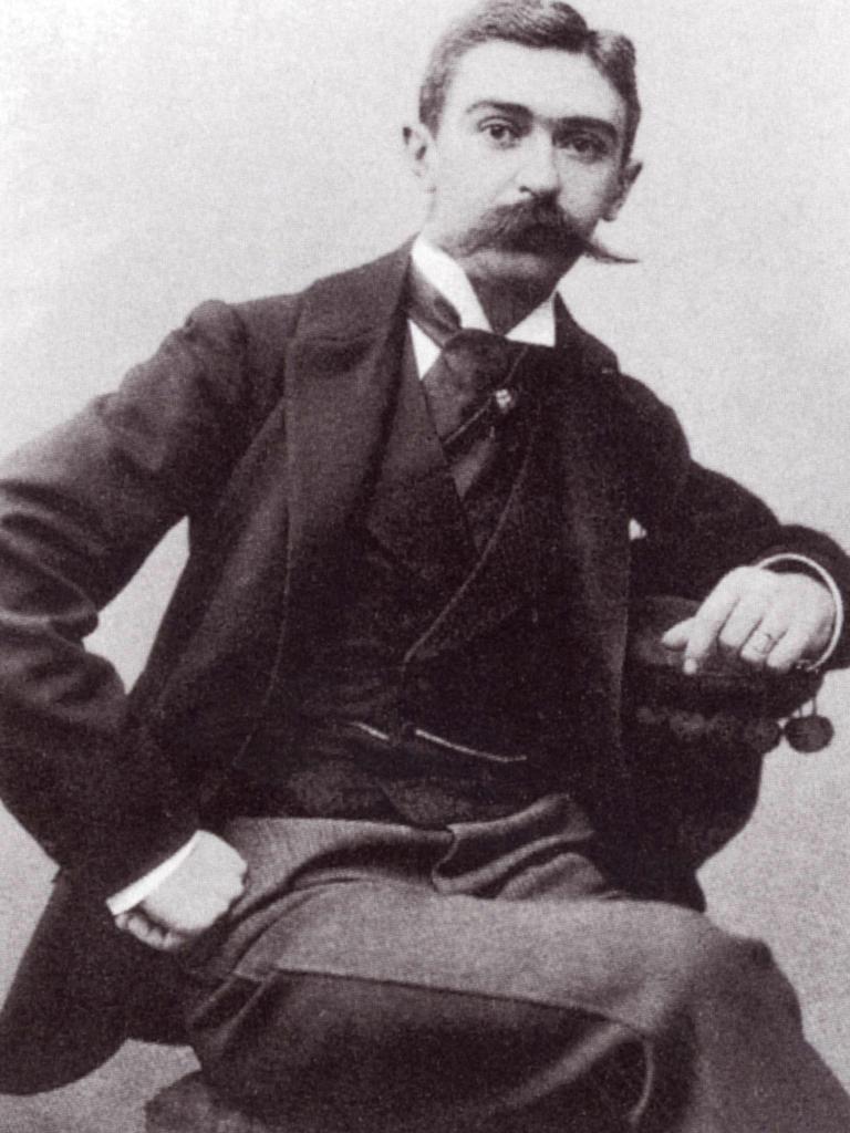 Undated pic of Pierre De Fredi, Baron De Coubertin who brought Briton Dr William Penny Brookes' idea of the Modern Olympics to fruition in 1896. history France