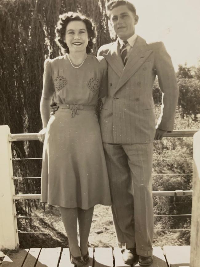 Despite losing the love of her life, Mrs Williams carried on living a robust life right until the age of 97, continuing to be a prolific socialiser and always staying busy painting china and cooking. Picture contributed by their granddaughter Melissa Hams.
