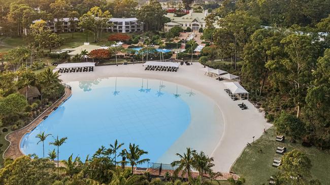 The renovated pool area at Sanctuary Cove Resort. Picture: Supplied