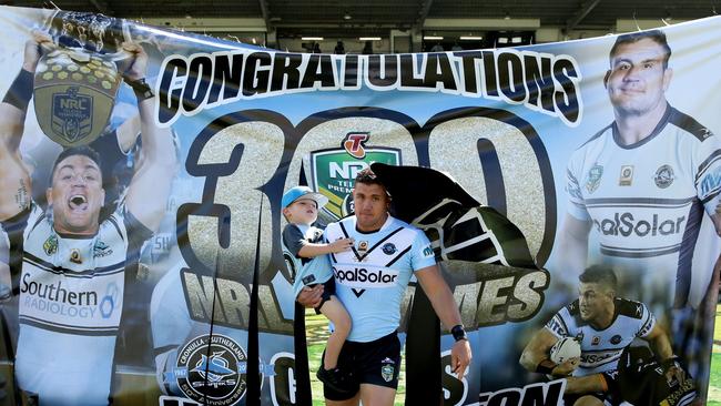 Chris Heighington played his 300th NRL game.