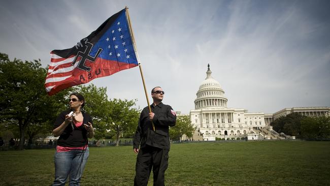 Jeff Schoep wants to take his organisation mainstream, buoyed by a Donald Trump victory. Picture: David S. Holloway/Reportage by Getty Images