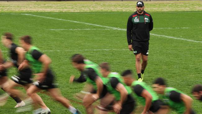 Inglis he remained part of the Rabbitohs staff. Photo: Brett Costello