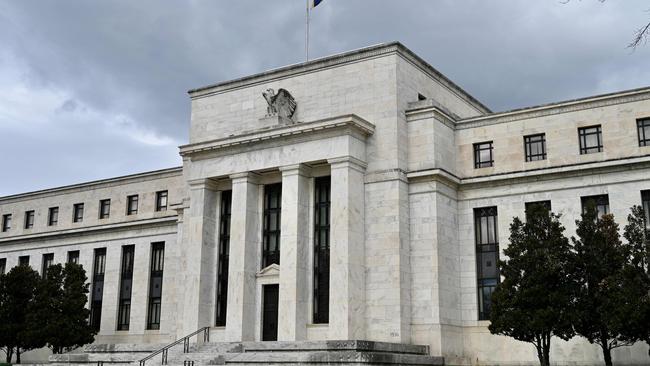 The Federal Reserve in the past has reversed course during cycles of interest-rate increases and averted recession. Picture: AFP