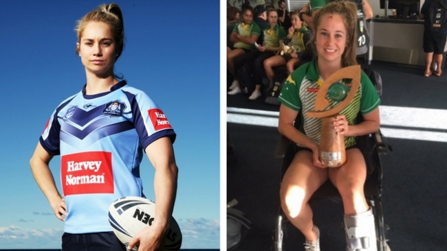 Australian Jillaroos and NSW Blues star Kezie Apps loves making the hard yards.