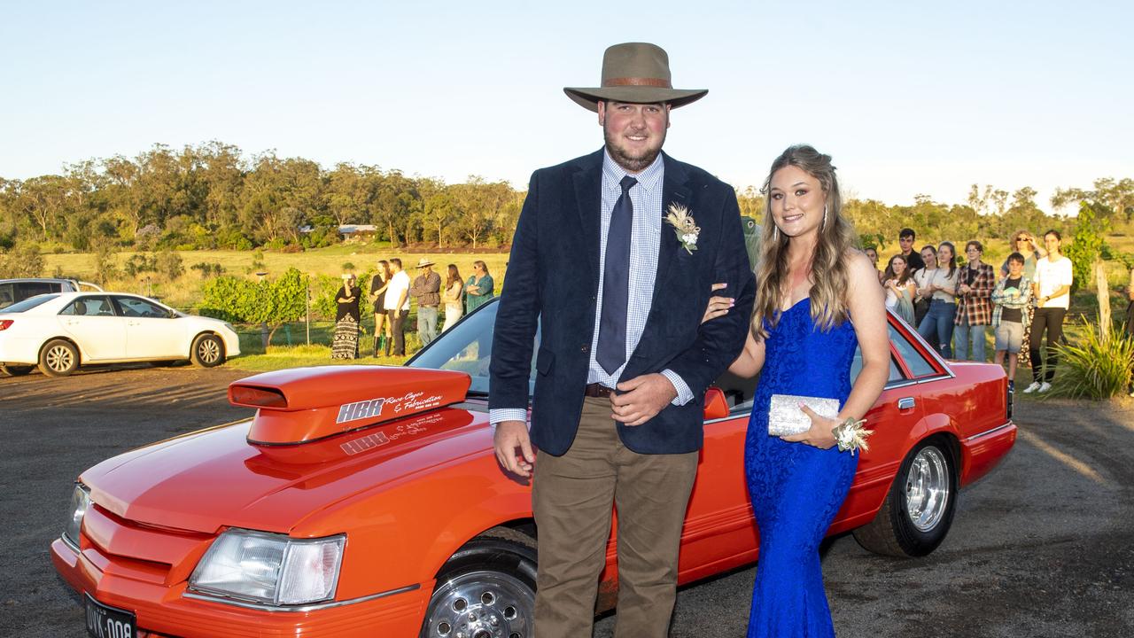 Lawson Smith and Mia Knapman. Mary MacKillop Catholic College formal at Rosalie House. Thursday, November 18, 2021. Picture: Nev Madsen.