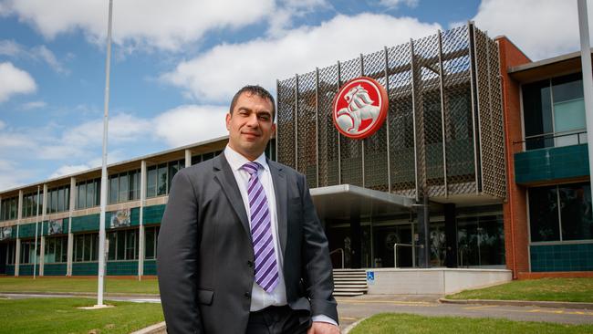 Ross Pelligra, chairman of the Pelligra Group at Lionsgate, the old Holden Factory in Elizabeth. Picture: Matt Turner